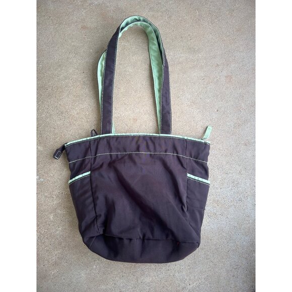 Disney Baby Brown & Green Winnie The Pooh Diaper Bag Tote With Zipper Closure & - Picture 2 of 6